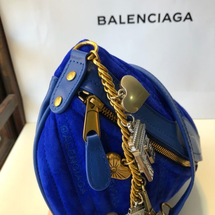 발렌시아가 수비니어 XS 벨트백 크로스백 스웨이드 블루 레플리카 미러급 SA급 S급 고퀄리티 최상급 하이엔드 가방 [여성] 6