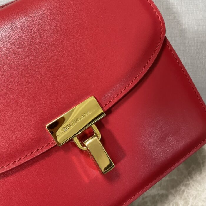 발렌시아가 양가죽 스퀘어 백 레드 레플리카 미러급 SA급 S급 고퀄리티 최상급 하이엔드 가방 [여성] 7