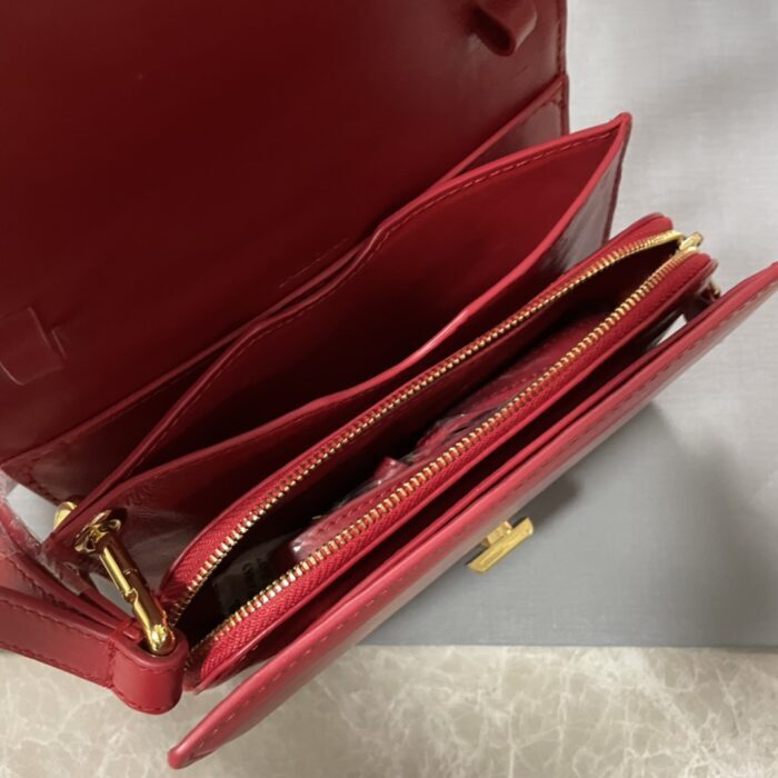 발렌시아가 양가죽 스퀘어 백 레드 레플리카 미러급 SA급 S급 고퀄리티 최상급 하이엔드 가방 [여성] 3