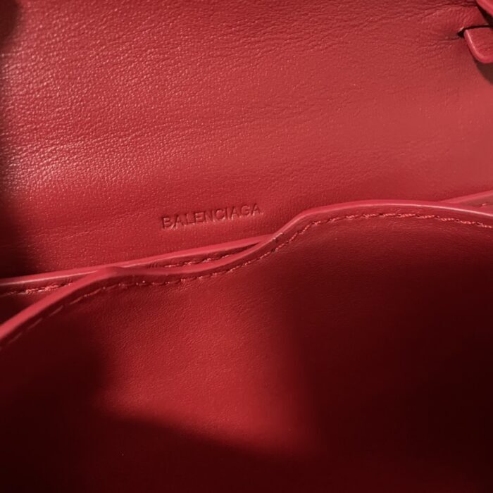 발렌시아가 양가죽 스퀘어 백 레드 레플리카 미러급 SA급 S급 고퀄리티 최상급 하이엔드 가방 [여성] 8
