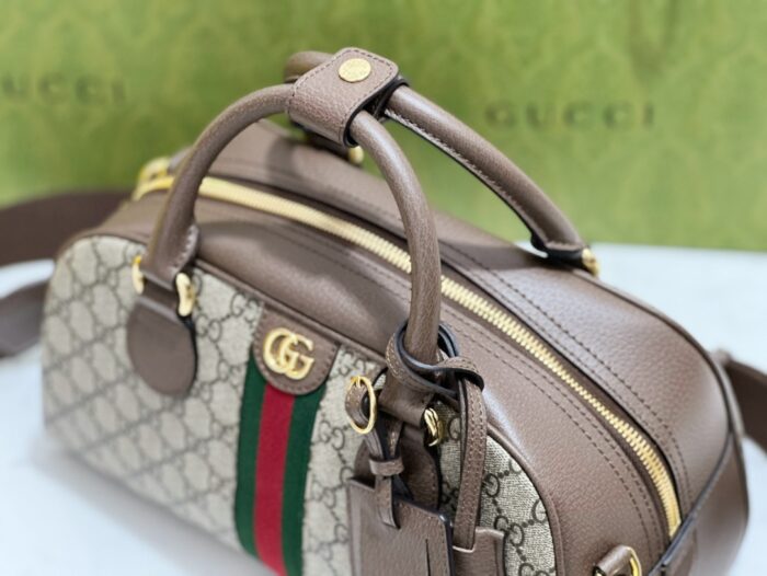 구찌 오피디아 미디움 GG 탑 핸들 백 베이지 에보니 GG 슈프림 724575 레플리카 미러급 SA급 S급 고퀄리티 최상급 하이엔드 가방 [여성] 3
