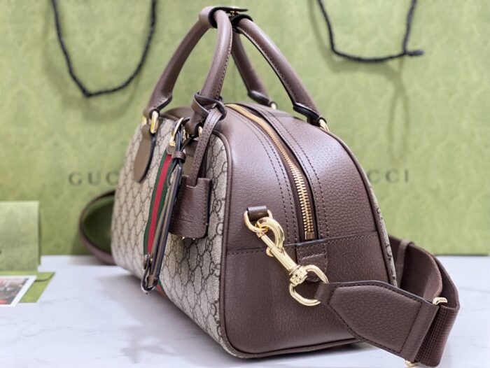 구찌 오피디아 미디움 GG 탑 핸들 백 베이지 에보니 GG 슈프림 724575 레플리카 미러급 SA급 S급 고퀄리티 최상급 하이엔드 가방 [여성] 4