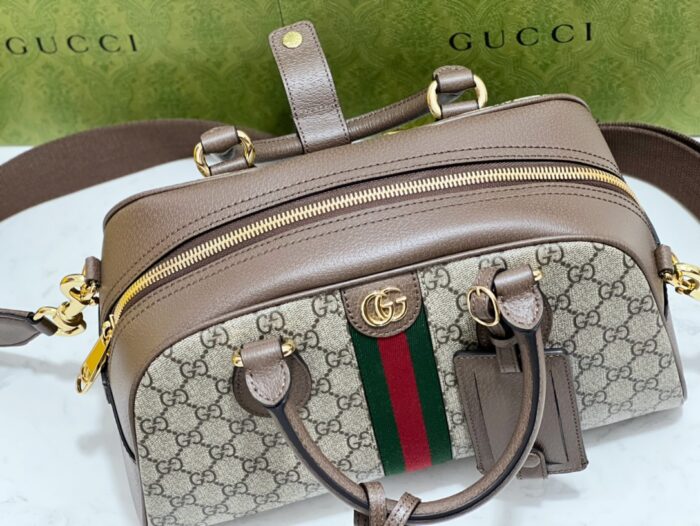 구찌 오피디아 미디움 GG 탑 핸들 백 베이지 에보니 GG 슈프림 724575 레플리카 미러급 SA급 S급 고퀄리티 최상급 하이엔드 가방 [여성] 5