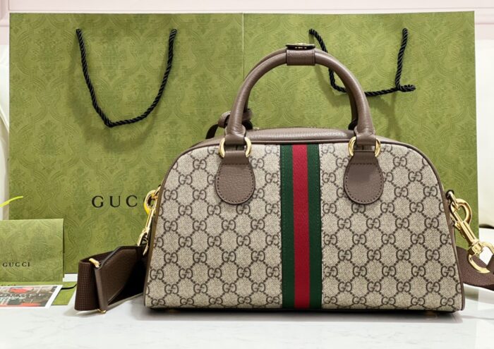 구찌 오피디아 미디움 GG 탑 핸들 백 베이지 에보니 GG 슈프림 724575 레플리카 미러급 SA급 S급 고퀄리티 최상급 하이엔드 가방 [여성] 2