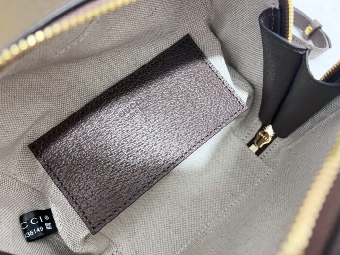 구찌 오피디아 GG 미니 탑 핸들 백 베이지 브라운 GG 슈프림 772157 레플리카 미러급 SA급 S급 고퀄리티 최상급 하이엔드 가방 [여성] 3