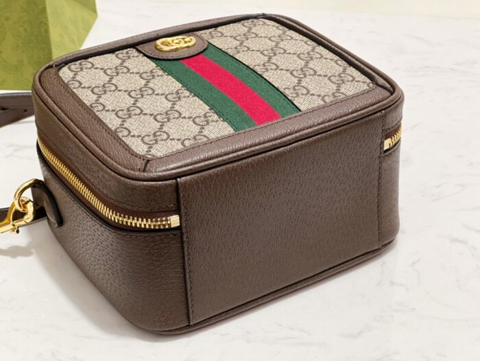 구찌 오피디아 GG 미니 탑 핸들 백 베이지 브라운 GG 슈프림 772157 레플리카 미러급 SA급 S급 고퀄리티 최상급 하이엔드 가방 [여성] 7