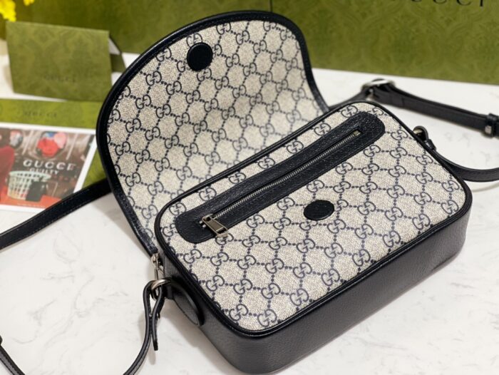 구찌 오피디아 미니 GG 숄더백 블루 GG 슈프림 722117 레플리카 미러급 SA급 S급 고퀄리티 최상급 하이엔드 가방 [여성] 3