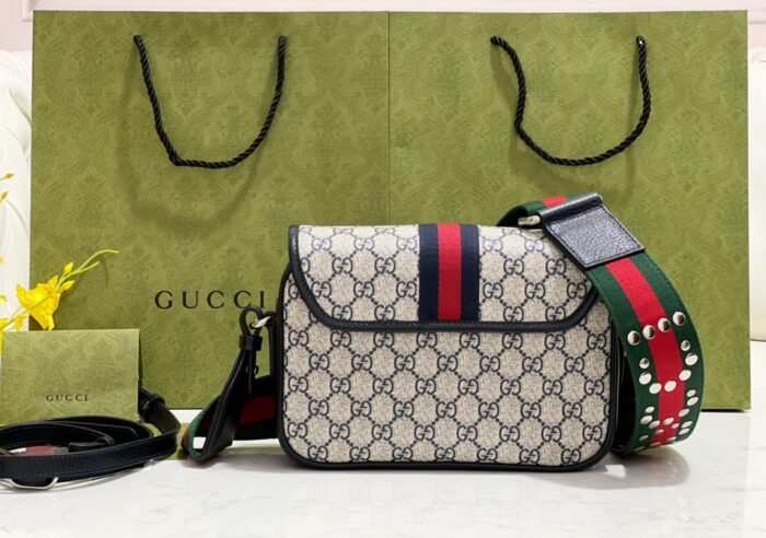 구찌 오피디아 미니 GG 숄더백 블루 GG 슈프림 722117 레플리카 미러급 SA급 S급 고퀄리티 최상급 하이엔드 가방 [여성] 2