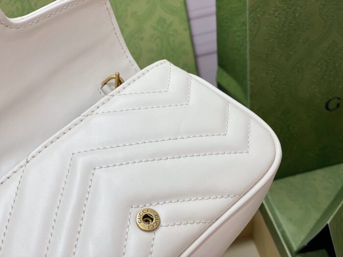 구찌 GG 마몽 마틀라세 슈퍼 미니백 화이트 476433 레플리카 미러급 SA급 S급 고퀄리티 최상급 하이엔드 가방 [여성] 10