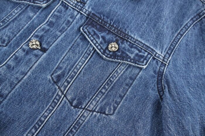 크롬하츠 워싱 데님 자켓 블루 레플리카 미러급 SA급 S급 고퀄리티 하이엔드 최상급 의류 [남성여성공용] 6
