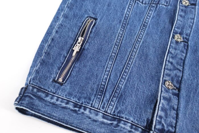 크롬하츠 워싱 데님 자켓 블루 레플리카 미러급 SA급 S급 고퀄리티 하이엔드 최상급 의류 [남성여성공용] 8