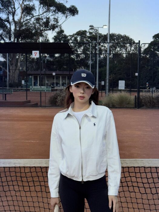 폴로 랄프로렌 로고 자수 지퍼 자켓 화이트 레플리카 미러급 SA급 S급 고퀄리티 하이엔드 최상급 의류 [남성여성공용]