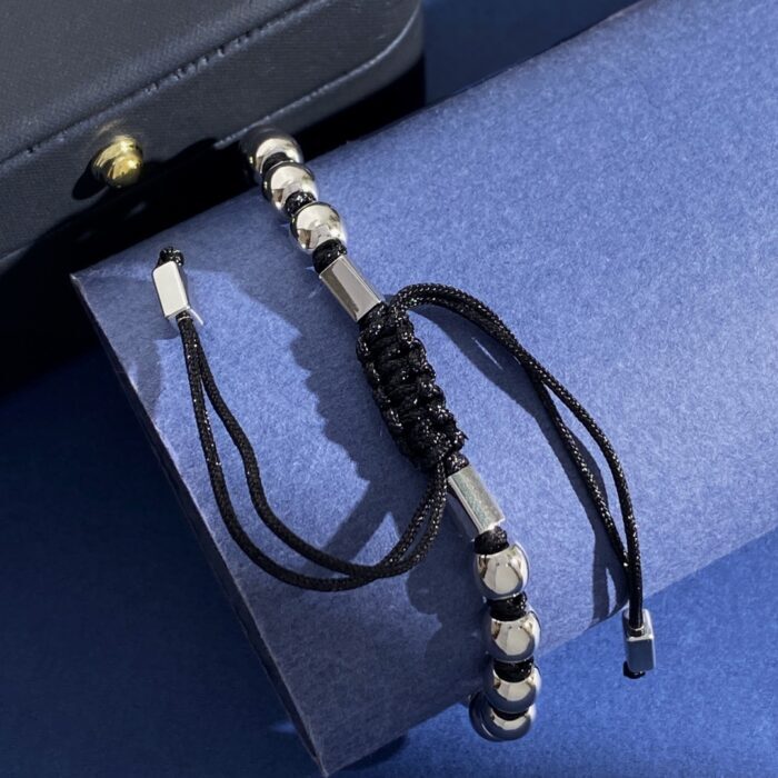 디올 모노그램 구슬 팔찌 신주소재 실버 레플리카 미러급 SA급 S급 고퀄리티 최상급 하이엔드 악세사리 [남성여성공용] 7