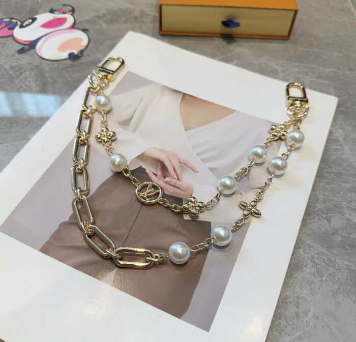 루이비통 진주 체인 이음 이중 백 참 골드 레플리카 미러급 SA급 S급 고퀄리티 최상급 하이엔드 악세사리 [여성] 3