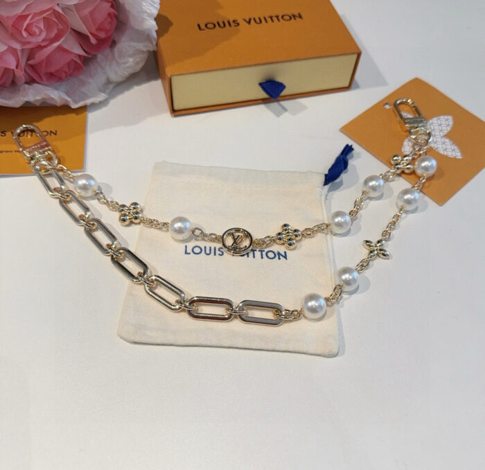 루이비통 진주 체인 이음 이중 백 참 골드 레플리카 미러급 SA급 S급 고퀄리티 최상급 하이엔드 악세사리 [여성]