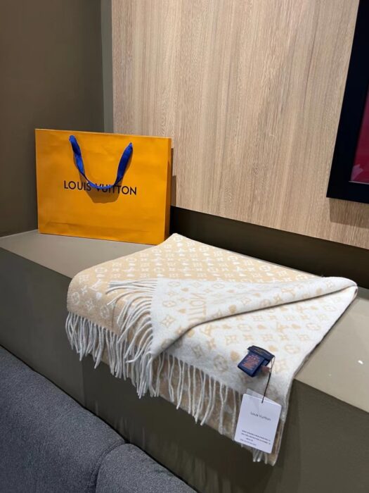 루이비통 게임 온 스카프 베이지 양털 스카프 레플리카 미러급 SA급 S급 고퀄리티 최상급 하이엔드 머플러 목도리 [남성여성공용] 2