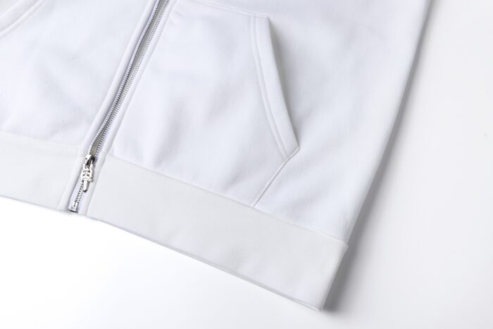 크롬하츠 블루 입 모노그램 후드집업 화이트 레플리카 미러급 SA급 S급 고퀄리티 하이엔드 최상급 의류 [남성여성공용] 9