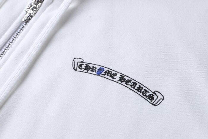 크롬하츠 블루 입 모노그램 후드집업 화이트 레플리카 미러급 SA급 S급 고퀄리티 하이엔드 최상급 의류 [남성여성공용] 11