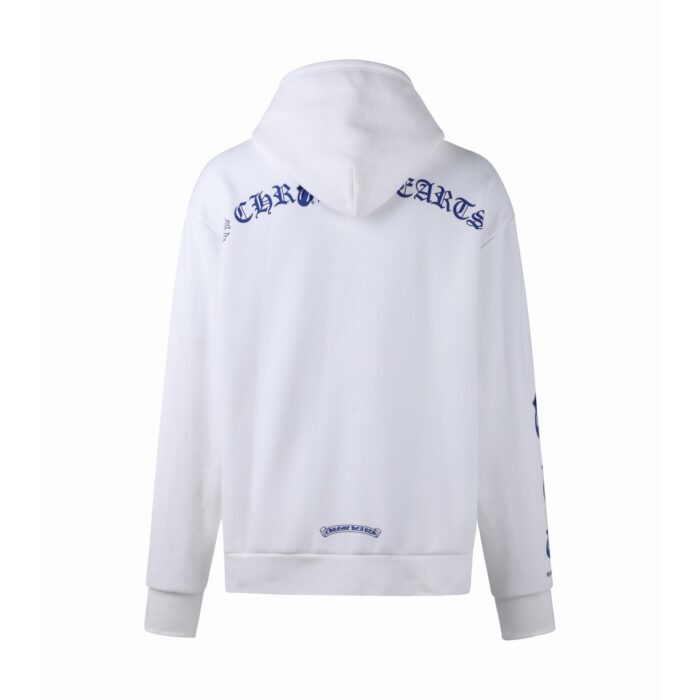 크롬하츠 블루 입 모노그램 후드집업 화이트 레플리카 미러급 SA급 S급 고퀄리티 하이엔드 최상급 의류 [남성여성공용] 4