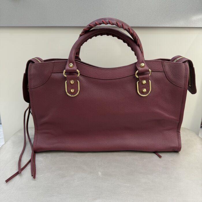 발렌시아가 르 시티 라지 백 와인 골드 장식 레플리카 미러급 SA급 S급 고퀄리티 최상급 하이엔드 가방 [여성] 2