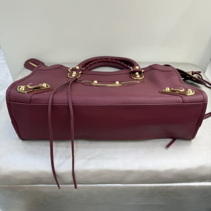 발렌시아가 르 시티 라지 백 와인 골드 장식 레플리카 미러급 SA급 S급 고퀄리티 최상급 하이엔드 가방 [여성] 5