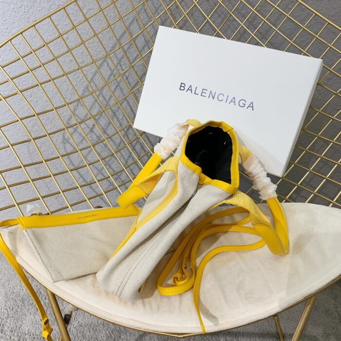 발렌시아가 캔버스 스몰 토트백 옐로우 레플리카 미러급 SA급 S급 고퀄리티 최상급 하이엔드 가방 [여성] 6