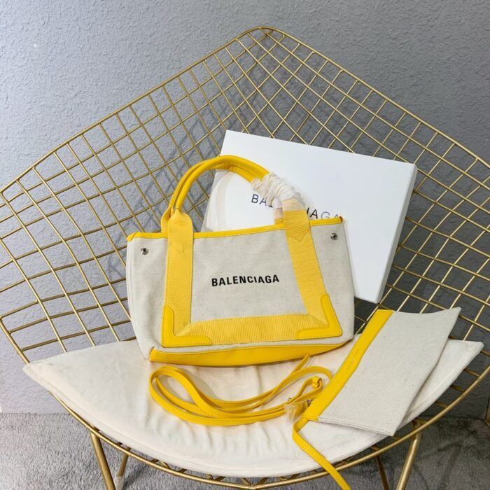 발렌시아가 캔버스 스몰 토트백 옐로우 레플리카 미러급 SA급 S급 고퀄리티 최상급 하이엔드 가방 [여성] 4