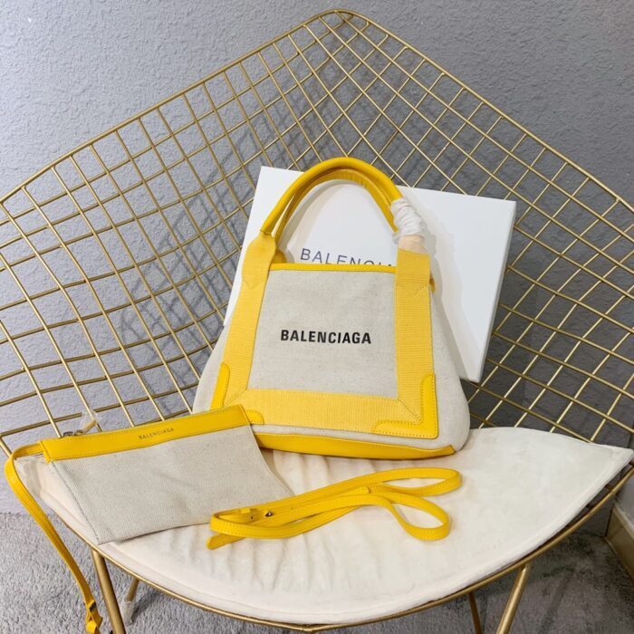 발렌시아가 캔버스 스몰 토트백 옐로우 레플리카 미러급 SA급 S급 고퀄리티 최상급 하이엔드 가방 [여성] 2