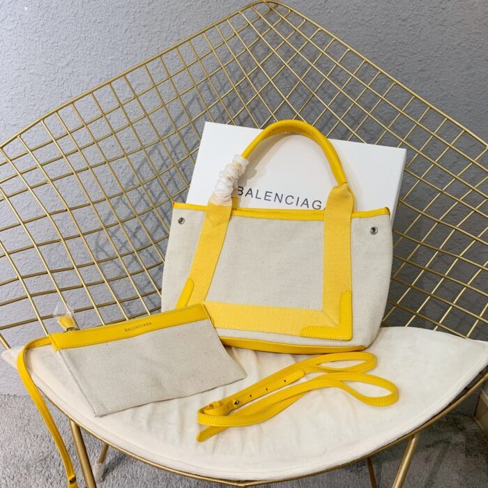 발렌시아가 캔버스 스몰 토트백 옐로우 레플리카 미러급 SA급 S급 고퀄리티 최상급 하이엔드 가방 [여성] 3