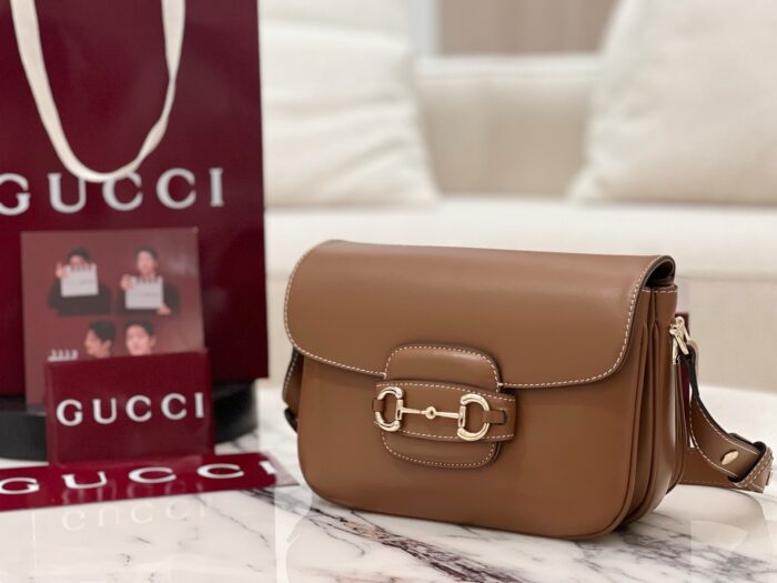 구찌 홀스빗 1955 스몰 숄더백 브라운 815178 레플리카 미러급 SA급 S급 고퀄리티 최상급 하이엔드 가방 [여성] 4