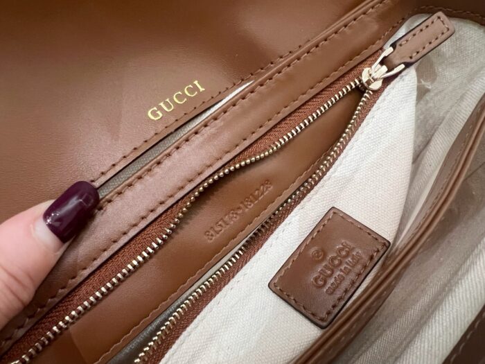 구찌 홀스빗 1955 스몰 숄더백 브라운 815178 레플리카 미러급 SA급 S급 고퀄리티 최상급 하이엔드 가방 [여성] 3