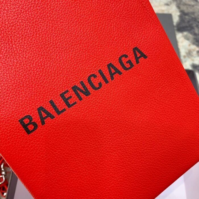 발렌시아가 로고 미니 폰홀더 토트백 겸 숄더백 크로스백 레드 레플리카 미러급 SA급 S급 고퀄리티 최상급 하이엔드 가방 [여성] 8