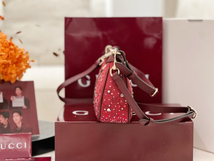 구찌 오피디아 크리스털 스몰 숄더백 841341 레드 레플리카 미러급 SA급 S급 고퀄리티 최상급 하이엔드 가방 [여성] 4