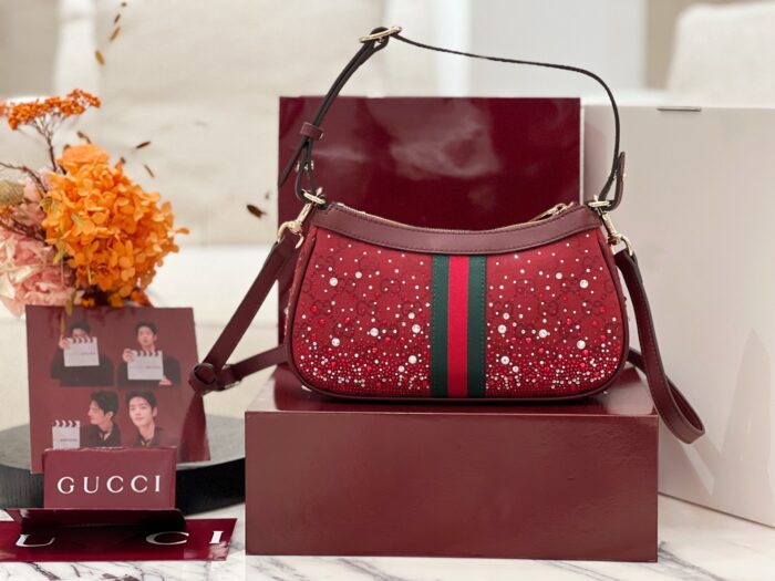 구찌 오피디아 크리스털 스몰 숄더백 841341 레드 레플리카 미러급 SA급 S급 고퀄리티 최상급 하이엔드 가방 [여성] 2