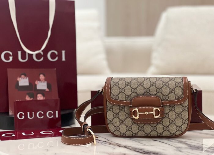 구찌 홀스빗 1955 미니 숄더백 베이지 앙코라 브라운 815205 레플리카 미러급 SA급 S급 고퀄리티 최상급 하이엔드 가방 [여성]