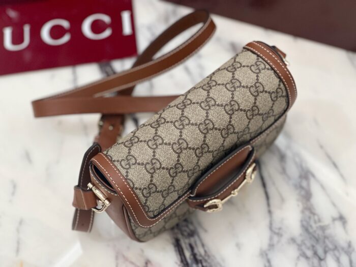 구찌 홀스빗 1955 미니 숄더백 베이지 앙코라 브라운 815205 레플리카 미러급 SA급 S급 고퀄리티 최상급 하이엔드 가방 [여성] 7