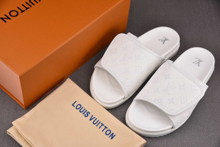 루이비통 마이애미 슬리퍼 화이트 레플리카 미러급 SA급 S급 고퀄리티 최상급 하이엔드 신발 [남성] 6