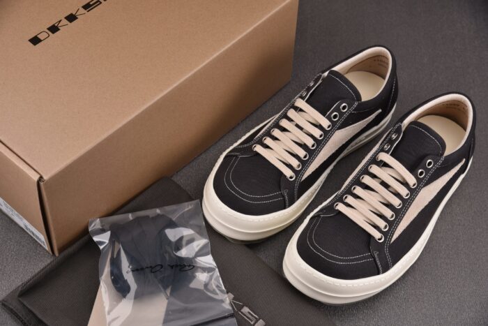 릭오웬스 DRKSHDW 블랙 그레이 스트라이프 원단 레플리카 미러급 SA급 S급 고퀄리티 최상급 하이엔드 신발 [남성여성공용] 6