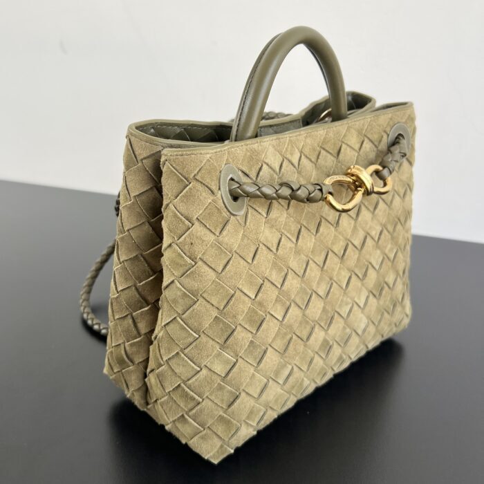 보테가베네타 스몰 안디아모 743568 다크 올리브 스웨이드 레플리카 미러급 SA급 S급 고퀄리티 최상급 하이엔드 가방 [여성] 4