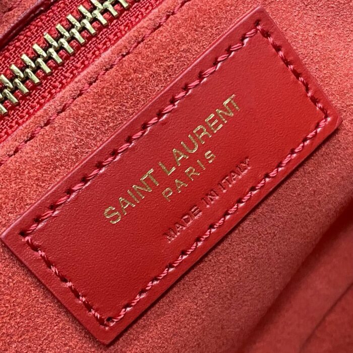 생로랑 페이턴트 가죽 소재의 LE 5 A 7 호보백 657228 레드 레플리카 미러급 SA급 S급 고퀄리티 최상급 하이엔드 가방 [여성] 9