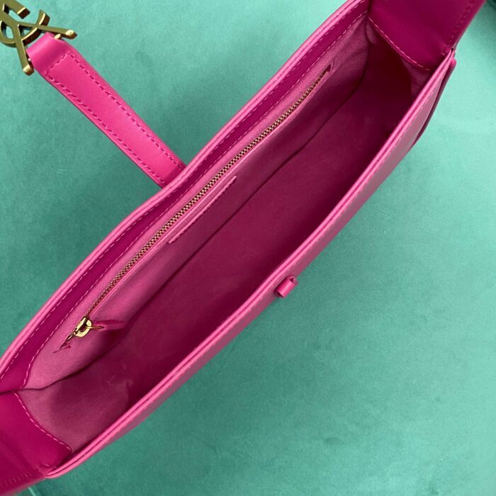 생로랑 페이턴트 가죽 소재의 LE 5 A 7 호보백 657228 자홍색 레플리카 미러급 SA급 S급 고퀄리티 최상급 하이엔드 가방 [여성] 3