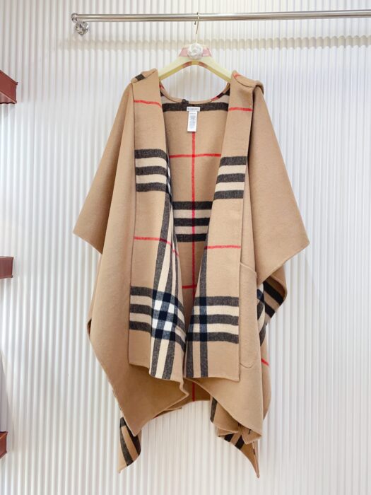 버버리 블루 승마 자수 체크 케이프 베이지 레플리카 미러급 SA급 S급 고퀄리티 최상급 하이엔드 악세사리 [여성] 2