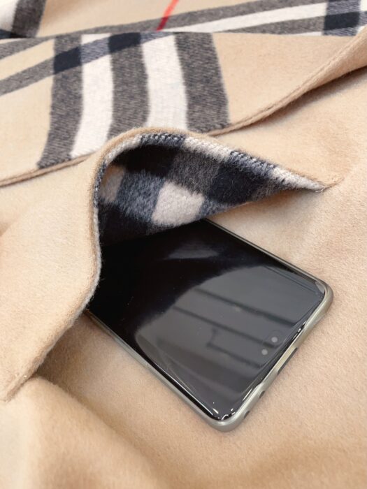 버버리 블루 승마 자수 체크 케이프 베이지 레플리카 미러급 SA급 S급 고퀄리티 최상급 하이엔드 악세사리 [여성] 7