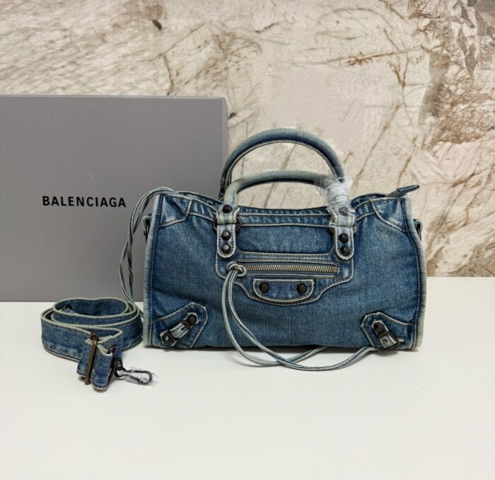 발렌시아가 르 시티 백 데님 블루 레플리카 미러급 SA급 S급 고퀄리티 최상급 하이엔드 가방 [여성]