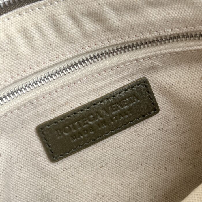 보테가베네타 인트레치아토 트라이베카 탑 핸들 백 836016 스웨이드 올리브 [남성여성공용] 9