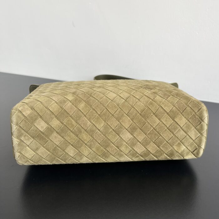 보테가베네타 인트레치아토 트라이베카 탑 핸들 백 836016 스웨이드 올리브 [남성여성공용] 6