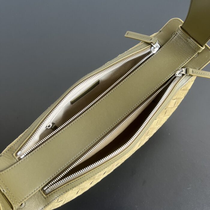 보테가베네타 인트레치아토 트라이베카 탑 핸들 백 836016 스웨이드 올리브 [남성여성공용] 7