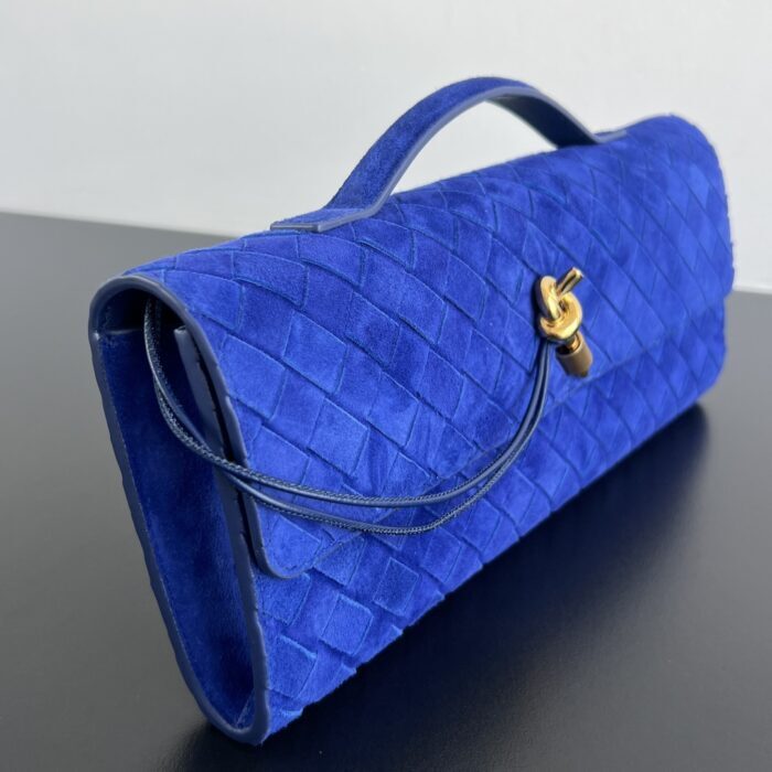 보테가베네타 안디아모 클러치 741511 블루 스웨이드 레플리카 미러급 SA급 S급 고퀄리티 최상급 하이엔드 가방 [여성] 4