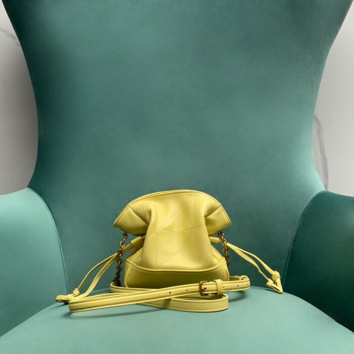 생로랑 램스킨 소재 JAMIE 미니 숄더 파우치 옐로우 859174 레플리카 미러급 SA급 S급 고퀄리티 최상급 하이엔드 가방 [여성] 2