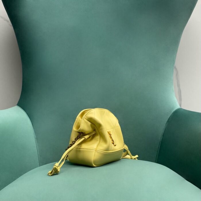 생로랑 램스킨 소재 JAMIE 미니 숄더 파우치 옐로우 859174 레플리카 미러급 SA급 S급 고퀄리티 최상급 하이엔드 가방 [여성] 3